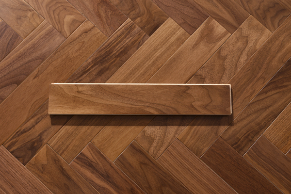 American Walnut Herringbone Engineered Hardwood Flooring